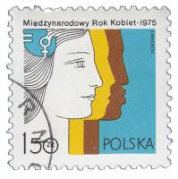 (1975-046) Марка Польша "Женщины"    Международный год женщины II Θ